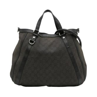Gucci Pre-owned Top Handle Bag - Dames - Pre-owned - Grijs - Maat: ONE Size