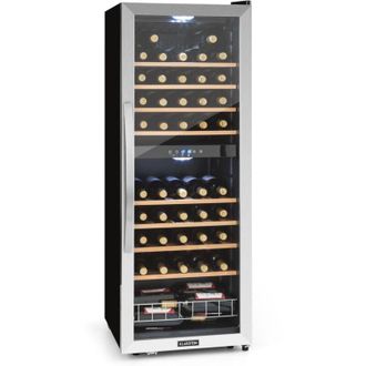Klarstein Klarstein Vinamour 54 Duo - Frigorifero per vini, 2 zone, 148 litri, 54 bottiglie, display touch