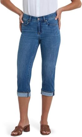 NYDJ Marilyn Cool Embrace Straight Crop Jeans in Wild River at Nordstrom, Size 16P