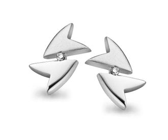 Orphelia WoMens 925 Sterling Silver Stud Earrings - ZO-5004 - One Size