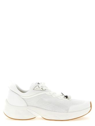 Jimmy Choo London White Tencel Athletic Womens Sneakers