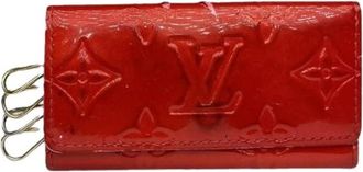 Louis Vuitton Pre-owned Leather key-holders - Dames - Vintage Accessoires - Rood - ONE Size - Vintage