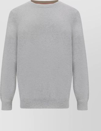 Brunello Cucinelli cashmere slim-fit crew-neck jumper