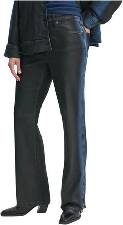 Gestuz Straight Broeken - Dames - Straight fit broeken - Zwart - W28 - Katoen - Broeken