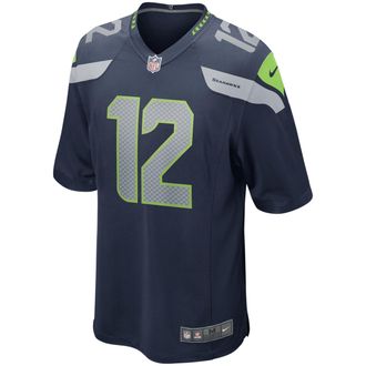 Nike 12 Fan Seattle Seahawks Nike Mens NFL Game Jersey in Blue | 67NMSSGH78-EEO