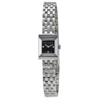 Gucci G-Frame Diamond Dial Ladies Watch YA128507
