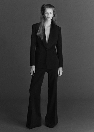 Mango Blazer revers raso nero - Donna - XS - MANGO