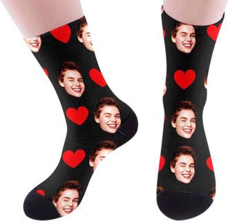 Generic Personalised Sock with Face Custom Face Photo On Socks for Birthday,Friends Christmas, Anniversaries,Birthdays Novelty Gifts Personalised Gifts for Me