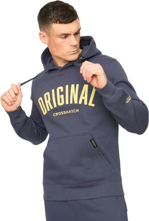 Crosshatch Heren Kensby Hoodie (Marineblauw)