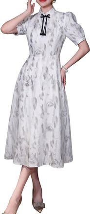 Burryco Short Sleeve Midi Dress