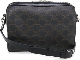 Celine Black Pvc Boston Bag (Pre-Owned)