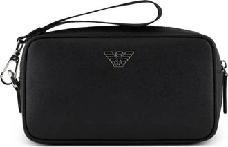 Emporio Armani Beauty Case - Heren - Toilettassen - Zwart - ONE Size - Tassen
