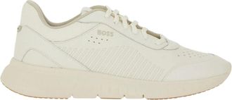 HUGO BOSS Titanis Sneakers - Heren - Sneakers - Wit - 41 EU - Leer - Schoenen