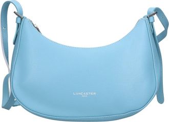 Lancaster Sierra Half Moon Bag - Dames - Schoudertassen - Blauw - ONE Size - Leer - Tassen