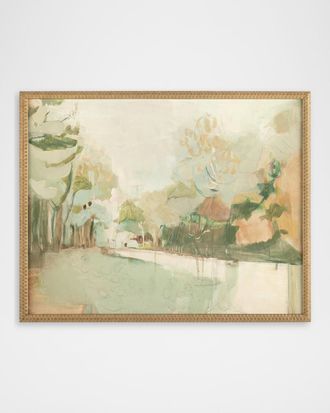 John-Richard Hometown Framed Giclee by Shelley Bolton