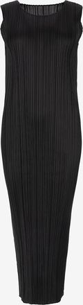 Issey Miyake &Auml;rmelloses Schlauchkleid aus plissiertem Cr&ecirc;pe