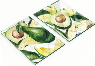 OEM Pannelli Decorativi Multifunzionali In Vetro Con Stampa Di Avocado, 2x40x52 Cm