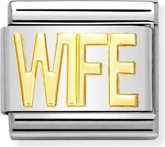 Nomination Womens Composable Classic Family Links In Wife/gold