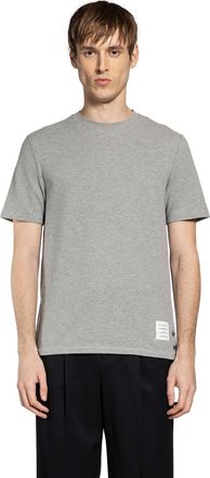 Thom Browne Piqu&eacute; Centerback Striped T-Shirt