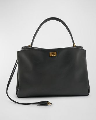 Balenciaga Rodeo Small Leather Tote Bag