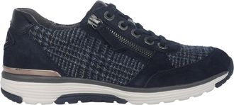Gabor Blauwe rollende sneaker voor vrouwen - Dames - Sneakers - Blauw - 37 1/2 EU - Leer - Schoenen