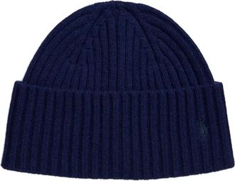 Polo Ralph Lauren wool ribbed cuff beanie - Blue