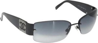 Chanel Pre-owned Accessories, female, Black, Size: ONE SIZE Pre-owned Plastic Sunglasses