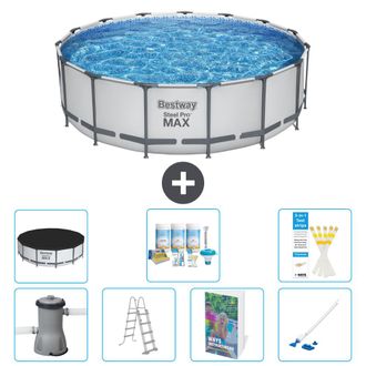 Bestway Piscina Bestway Steel Pro Max Redonda - 488x122 Cm - 8-piezas S658