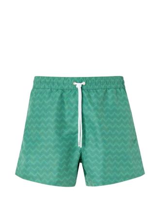Missoni Badeshorts mit Kordelzug und Zickzackmuster