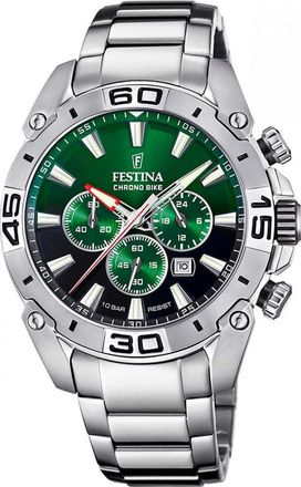 Festina F20543-3 Mens Chrono Bike Watch - Silver - One Size