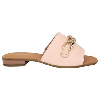 Gabor Dames Slippers - Dames - Sandalen - Roze - 40 1/2 EU - Leer - Schoenen