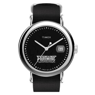 Timex X Fortnite Weekender Quartz Black Dial Watch TW2Y46400