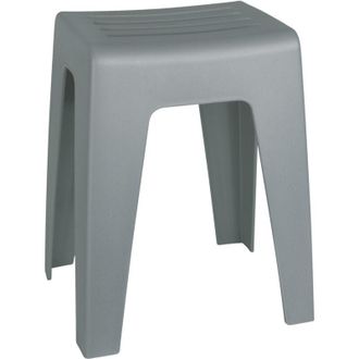 WENKO Taburete Ba&ntilde;o Kumba Gris