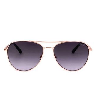 Guess Smoke Gradient Pilot Ladies Sunglasses GF6143 28B 59