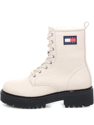 Tommy Jeans Anfibi in pelle - Toni neutri