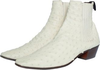 Saint Laurent Mens Leather Wyatt Boot (Authentic Pre-Loved)