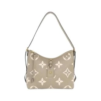 Louis Vuitton Pre-owned Monogram Empreinte Schoudertas - Dames - Pre-owned - Beige - Maat: ONE Size Leer