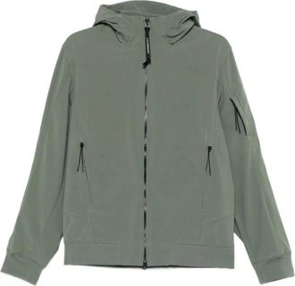 C.P. Company Hooded Zip Jacket - Heren - Zomerjassen - Groen - XL - Polyester - Jassen