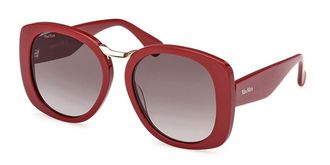 Max Mara MM0092 BRIDGE 69B Womens Sunglasses Burgundy Size 55