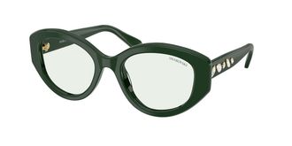 Swarovski SK6005 1026M1 Womens Sunglasses Green Size 53