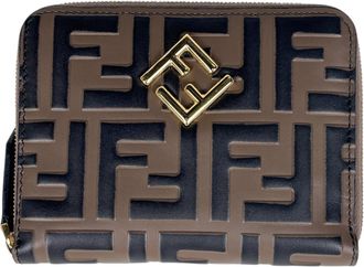 Fendi Brown Coated Canvas Leather Wallet (Bi-Fold) (Pre-Owned)