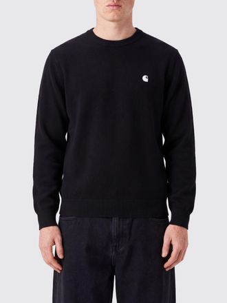 Carhartt Work in Progress Maglia girocollo in misto lana con logo a contrasto ricamato