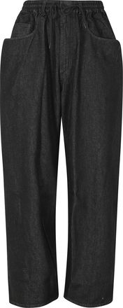 Yohji Yamamoto Black M Denim Straight-Leg Cotton Jeans
