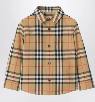 Burberry Cotton shirt with Check motif