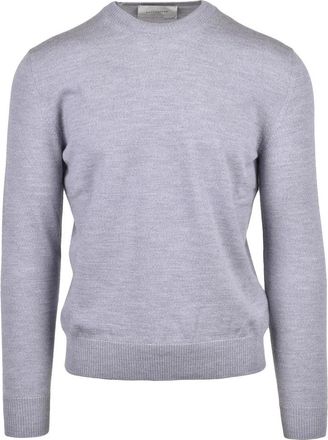 Ballantyne Wool Crew Neck Sweater - Grey