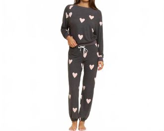 Honeydew Intimates Star Seeker Long Set In Black