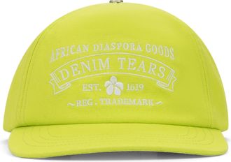 Denim Tears Lime ADG Stamp Cap