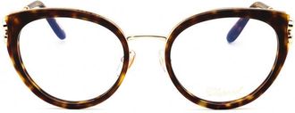 Chopard VCH367S Tortoiseshell Acetate Eyeglasses - Brown