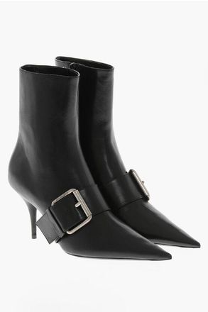 Balenciaga Stivaletti in Pelle BELT con Fibbia 8cm taglia 37