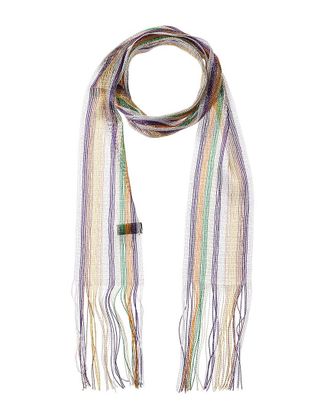 Saachi Saachi Lurex Stripe Skinny Scarf